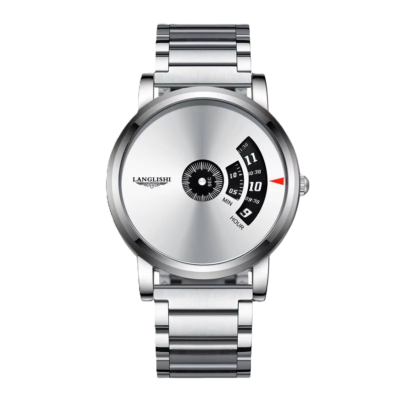 Poedagar luxury waterproof men watch _ 606 SL WH S