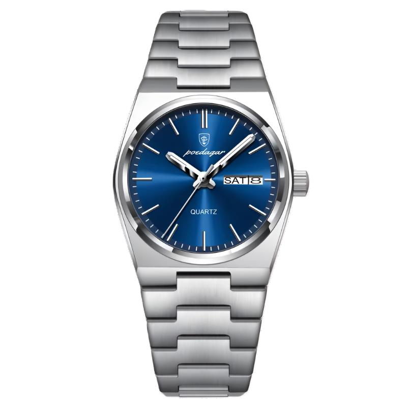 Poedagar 786 Luxury Stainless Steel Elegant Watch Women Waterproof Luminous Date Ladies Quartz Watch for Women 786 SL BU S