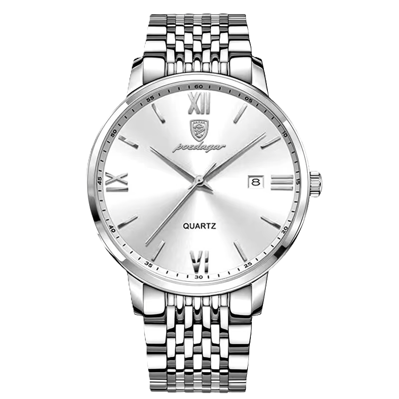 Poedagar luxury waterproof men watch _ 826 SL WH SP