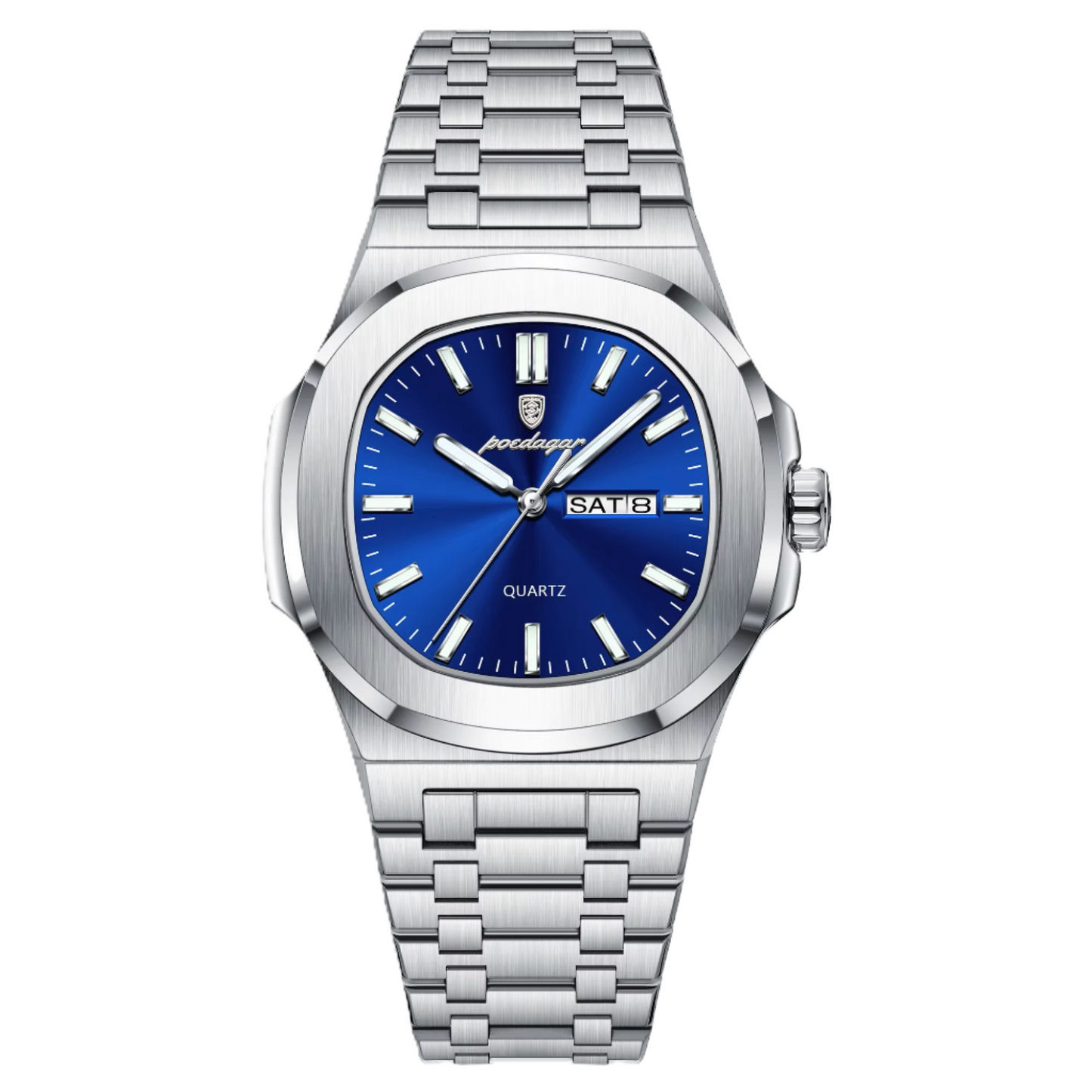 Poedagar luxury Men watch _ 853 SL BU S