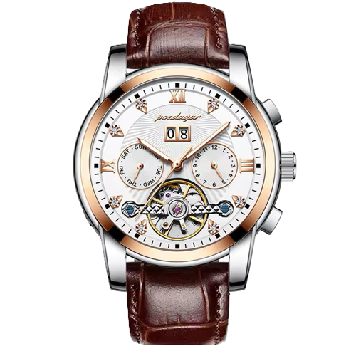 Poedager Mechanical Watch _ 1403 RG WH L