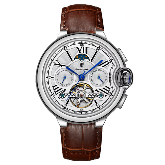 Poedagar luxury Mechanical watch _ 1413 SL WH L
