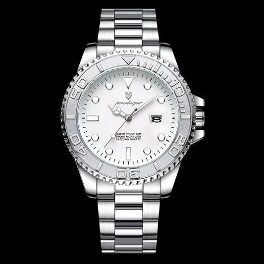 Poedagar luxury waterproof men watch _ Gentleman edition