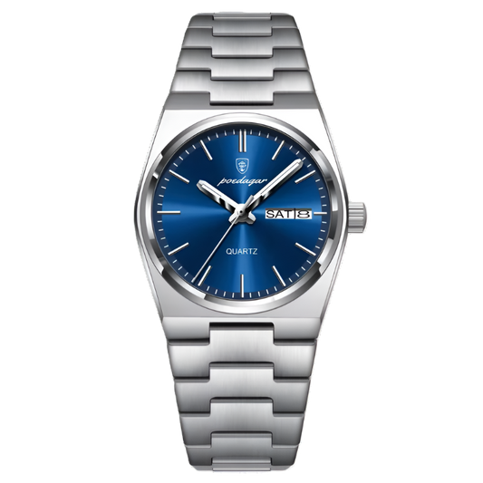 Poedagar 786 Luxury Stainless Steel Elegant Watch Women Waterproof Luminous Date Ladies Quartz Watch for Women 786 SL BU S