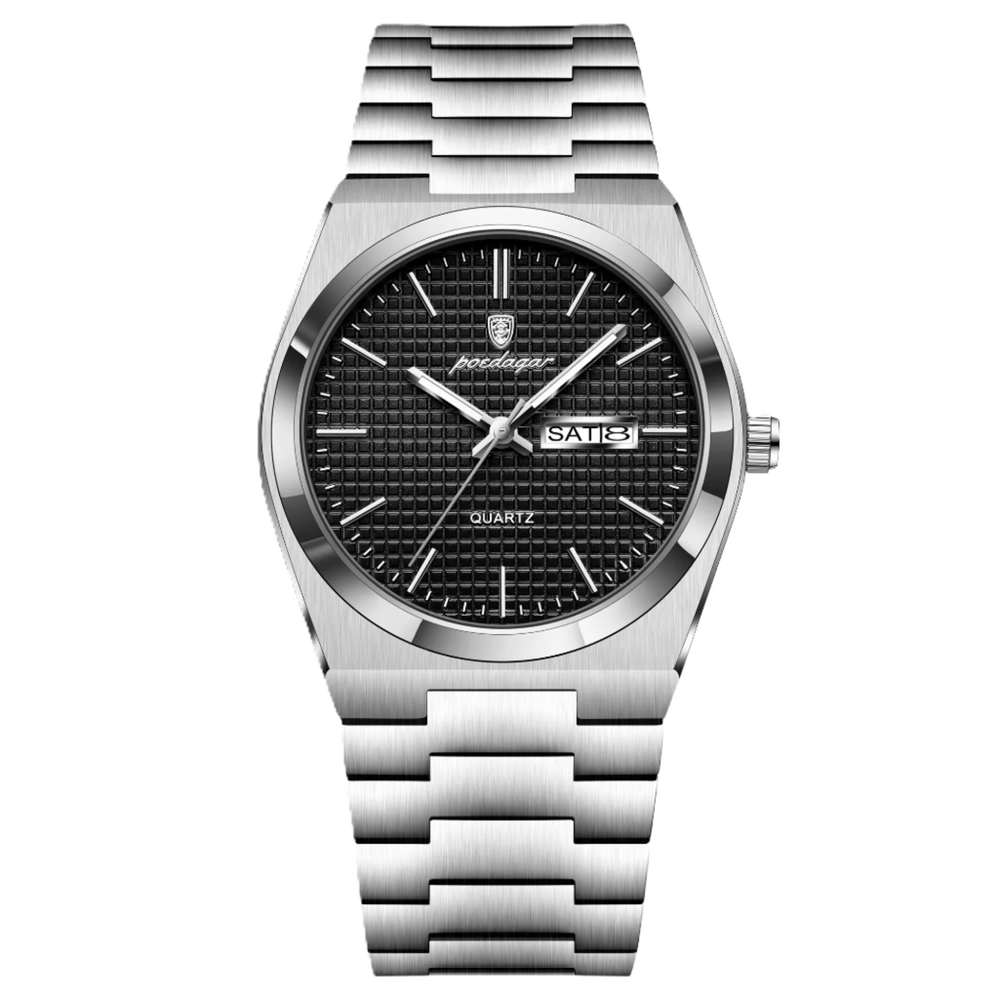 Poedagar luxury Men watch _ 821 SL BK S