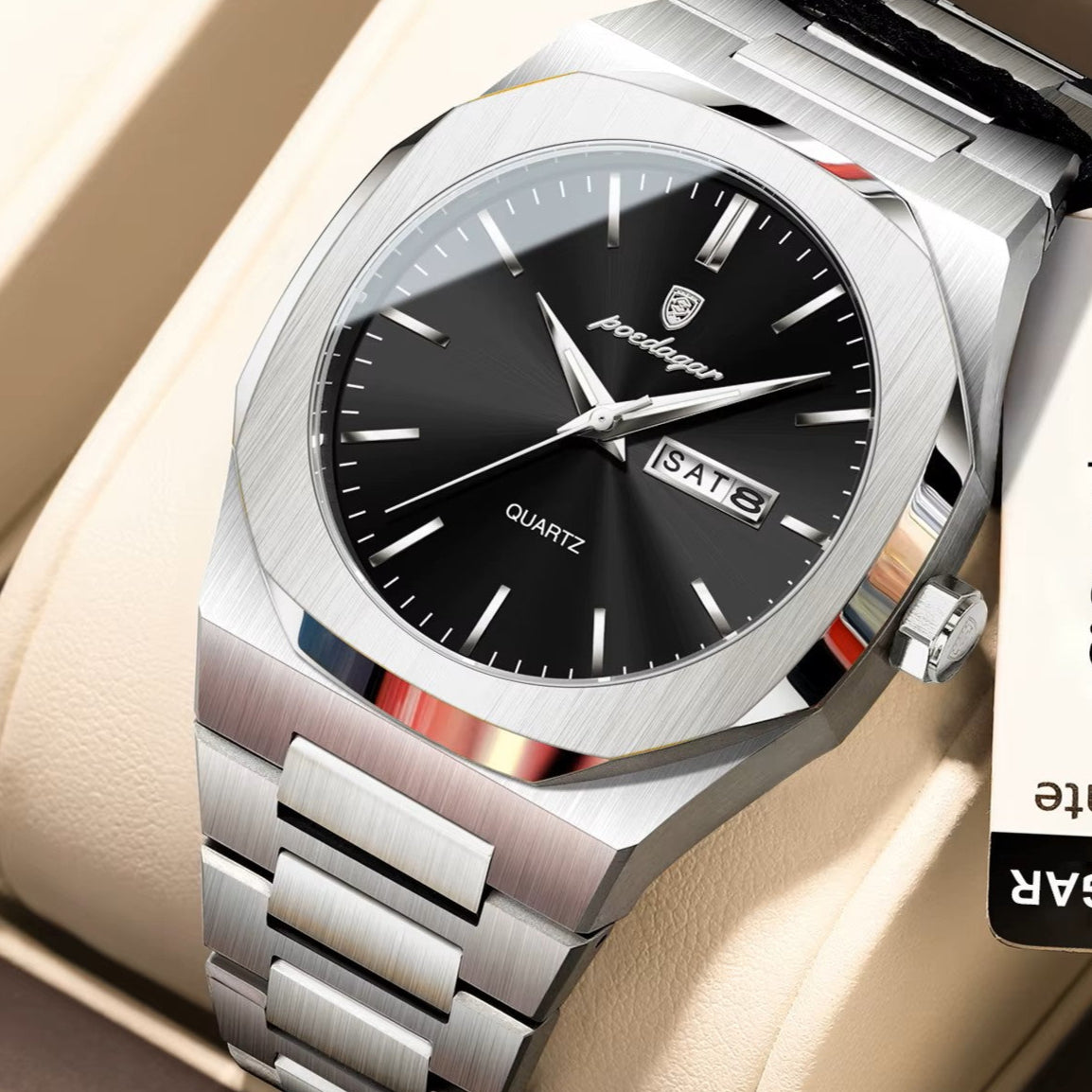 Poedagar luxury Men watch _ 825 SL BU S