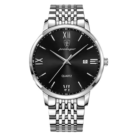 Poedagar luxury waterproof men watch _   826 SL BK SP