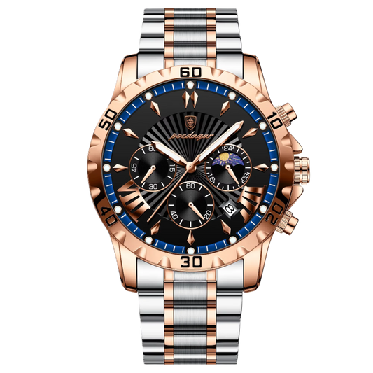 Poedagar 968 RG BK BUS Men Watch
