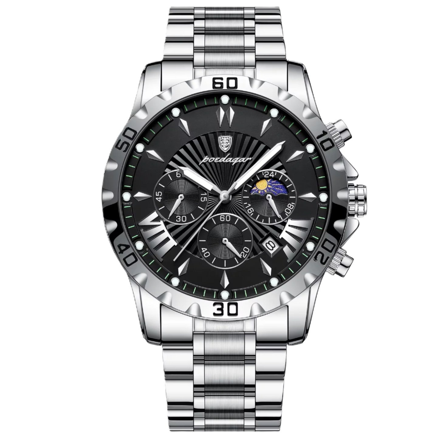 Poedagar 968 SL BK S Men Watch