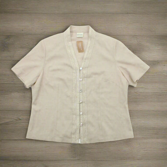 Eastex linen top _ UK Size 14