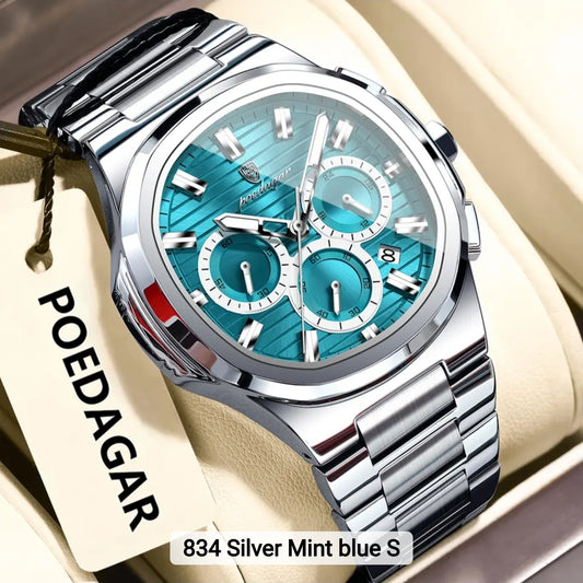 Poedagar - 834 Silver Mint blue S