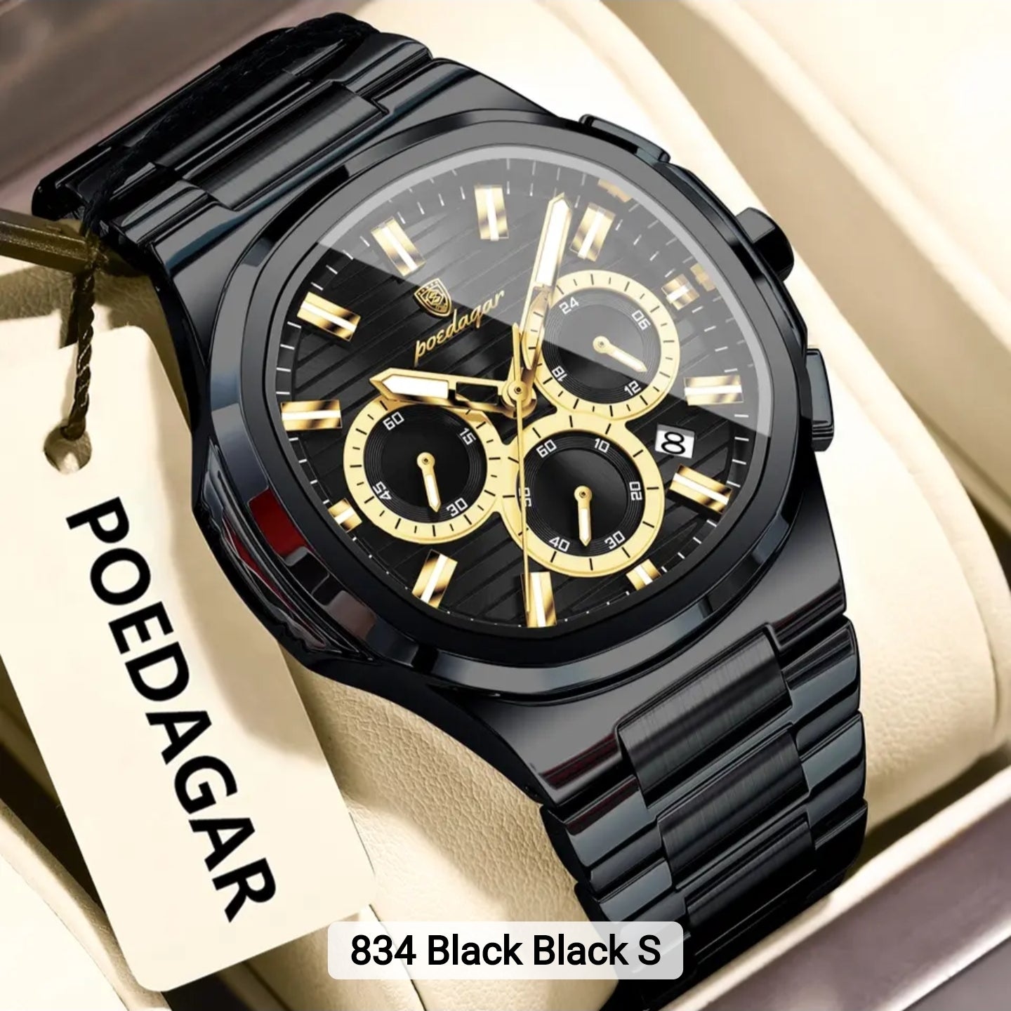 Poedagar - 834 Black Black S