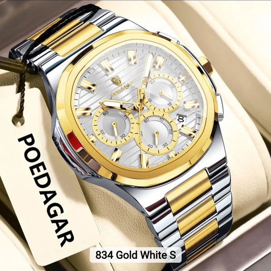 Poedagar - 834 Gold White S