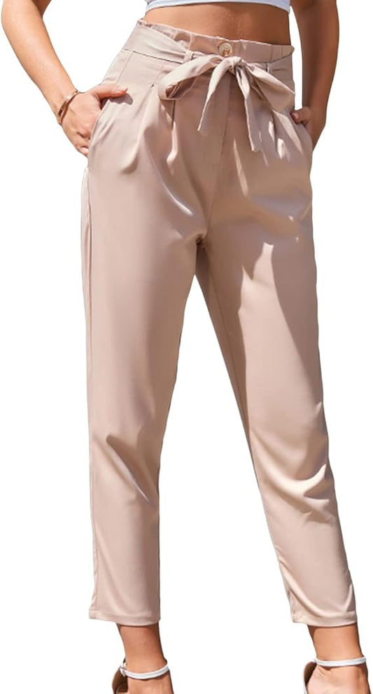 River Island blush satin Pants