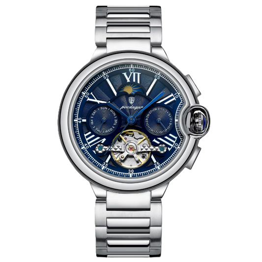 Poedagar luxury Mechanical watch _ 1413 SL BU S